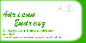 adrienn endresz business card